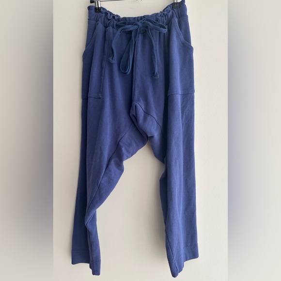 FP Beach by Free People Matching Sweatshirt & Sweatpants Set, Dark Blue, Size XS - Picture 14 of 16